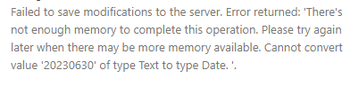 Solved: Data conversion refresh error - Microsoft Fabric Community