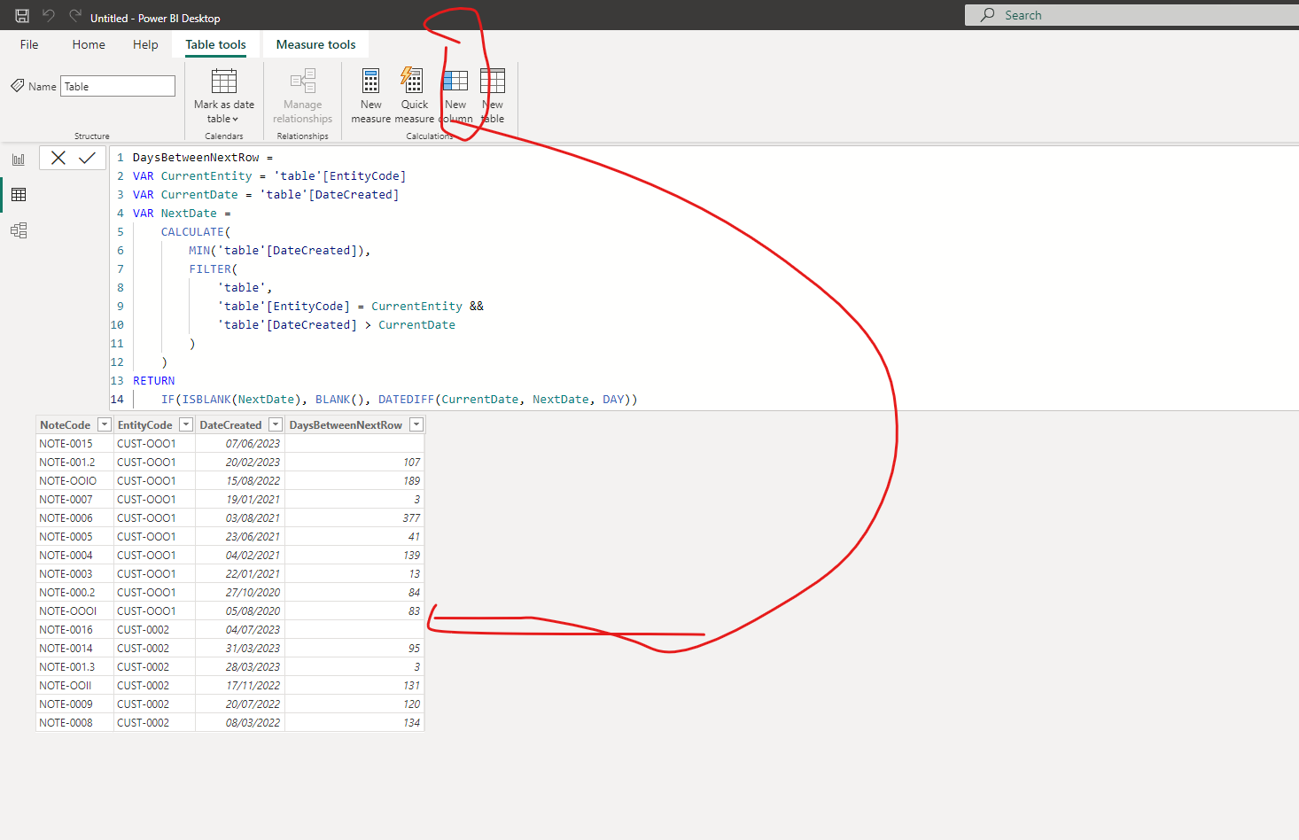 Days Difference Between 2 Data - Microsoft Fabric Community