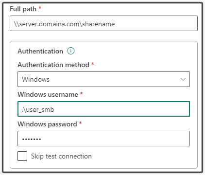Gateway Folder Data Source using FQDN to a Differe... - Microsoft ...
