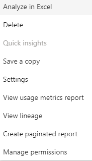 Solved: Security option not available in Power BI Service - Microsoft ...