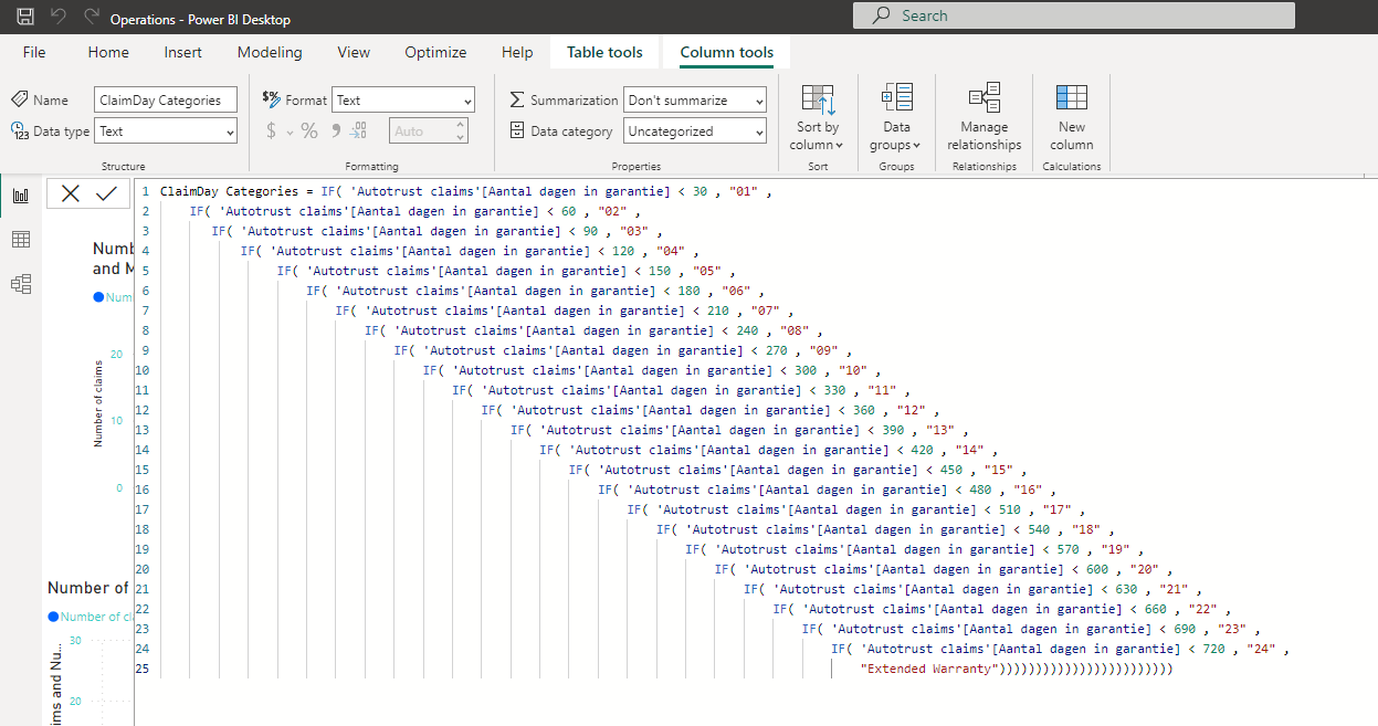 Solved: Creating categories for X axis - Microsoft Fabric Community