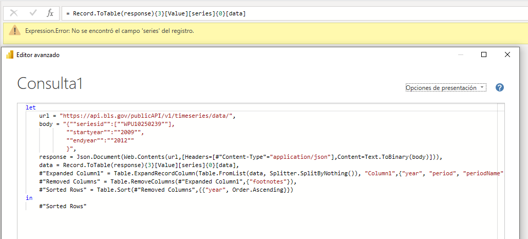 Expression Error with Web API - Microsoft Fabric Community