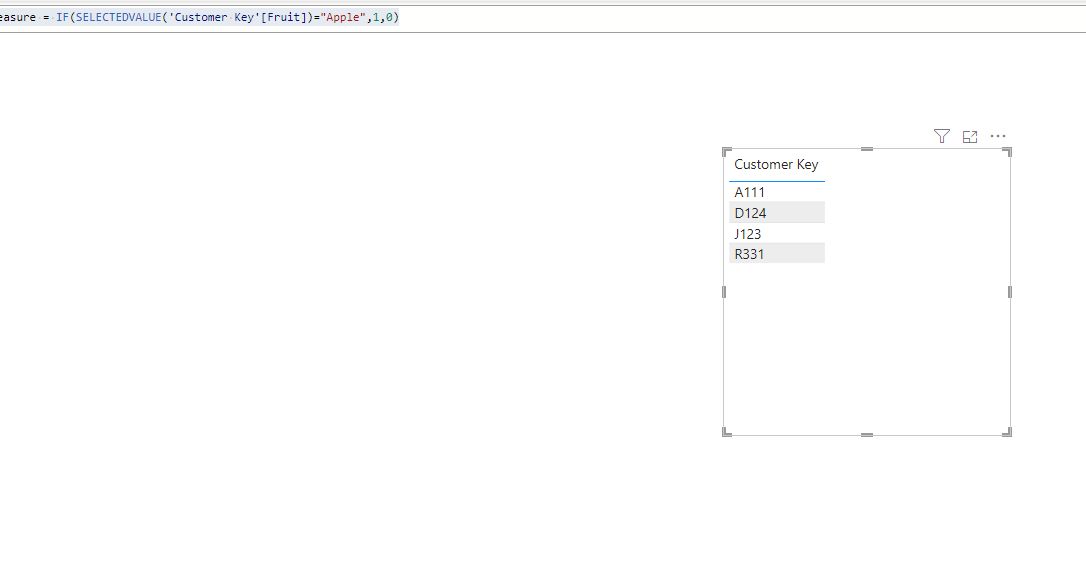 Extract a single column from a Filter table on the... - Microsoft ...