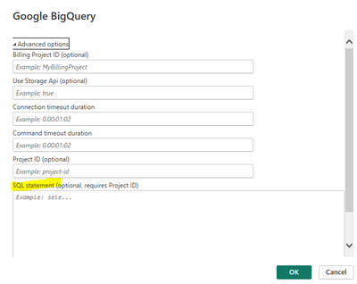 Dataflow in Dataverse with BigQuery - missing SQL ... - Microsoft ...