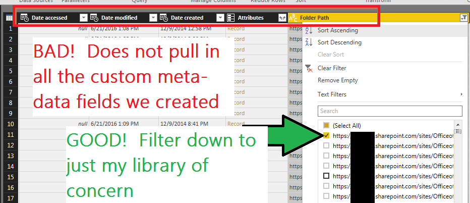 Solved: Error with Get Data from SharePoint Online documen ...
