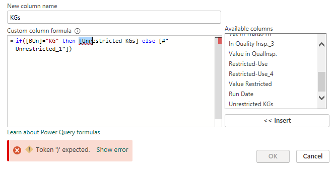Solved: Unable to write an if statement - Microsoft Fabric Community