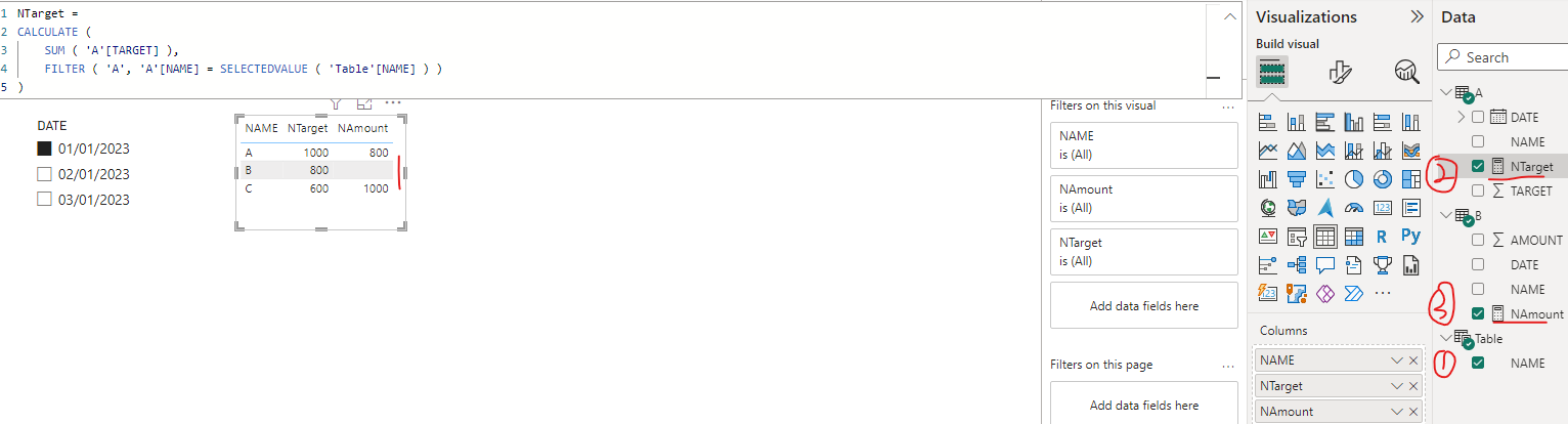 Solved: Connect two table with date and common field - Microsoft Fabric ...