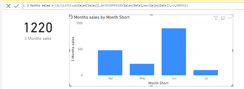 Solved: Displaying sales of 3 last months over stacked col ...