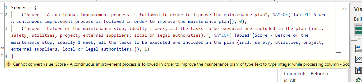 Help creating Parameter - Text will not convert to... - Microsoft ...