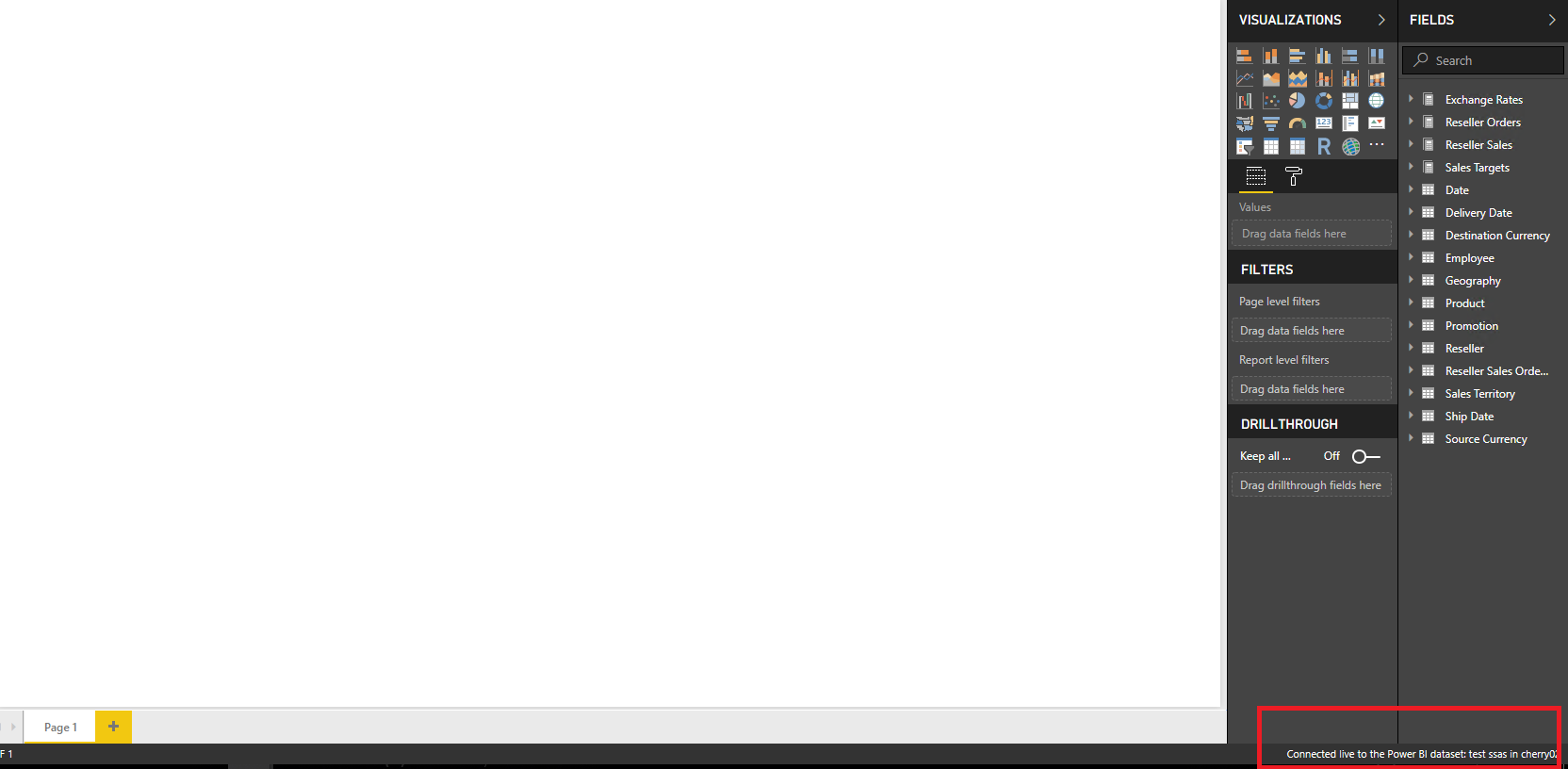 Error when connecting Power BI Desktop to Dataset ... - Microsoft ...