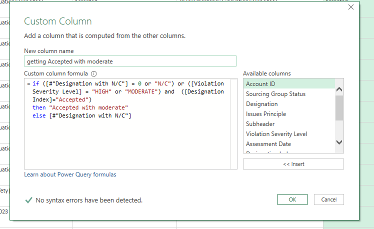 Solved: How to merge queries and if formula - Microsoft Fabric Community