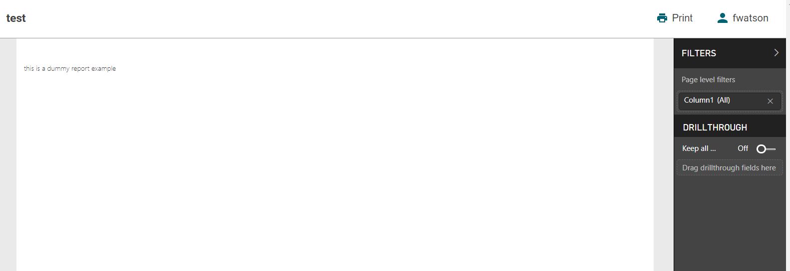 disable drillthrough visual on filter pane for emb... - Microsoft ...