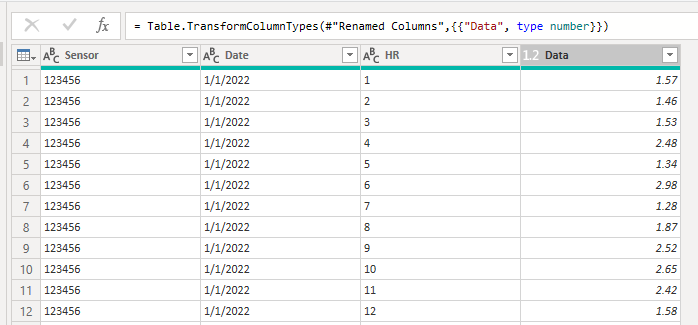 Transpose Data: 365 rows/24 columns to 8670 rows/1... - Microsoft ...