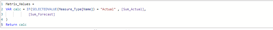 Dynamically change matrix measures - Microsoft Fabric Community