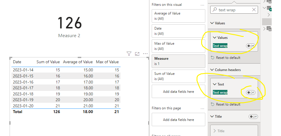 Solved: Matrix - Hide a column in visual but consider in c ...