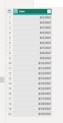 Solved: Dynamic number of rows in a table - Microsoft Fabric Community