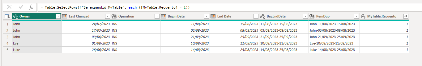 Removal of rows based on duplicates and column val... - Microsoft ...