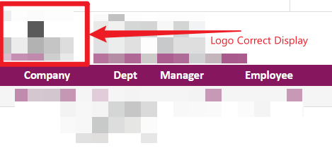 on Local or SSRS, Logo displays at correct size