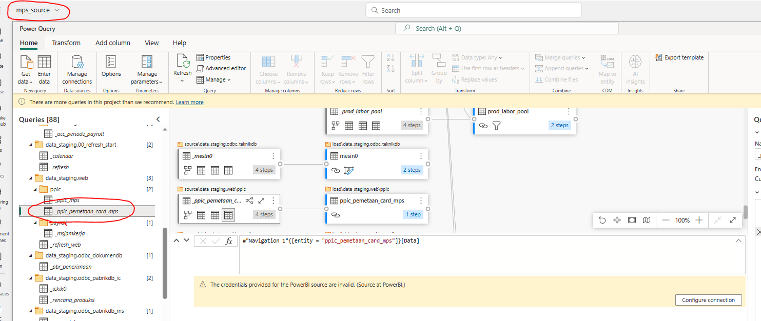 Power BI dataflows (legacy) keep error : The crede... - Microsoft ...