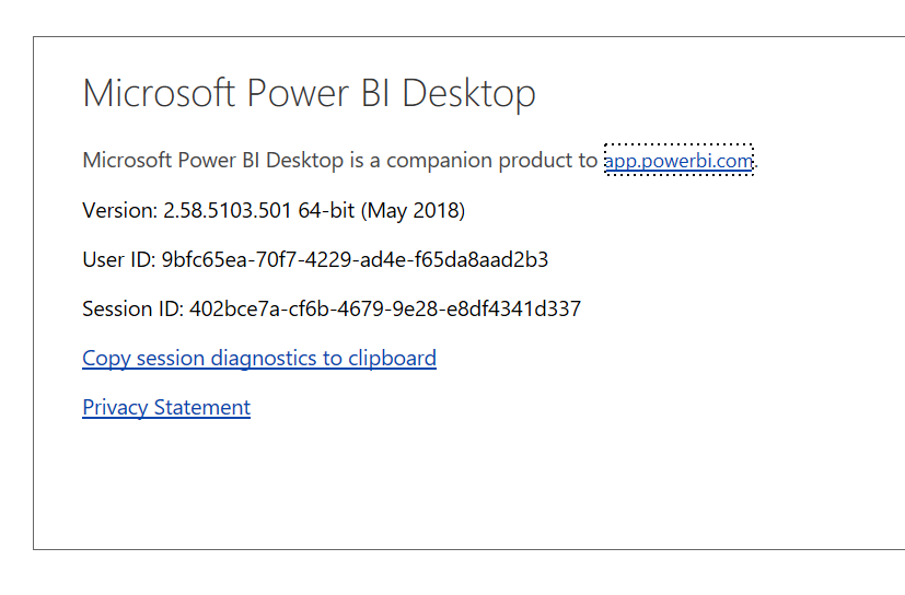 Power BI Version