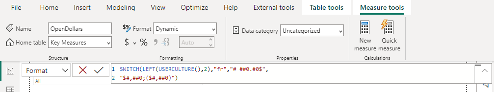 Dynamic Formatting - Microsoft Fabric Community
