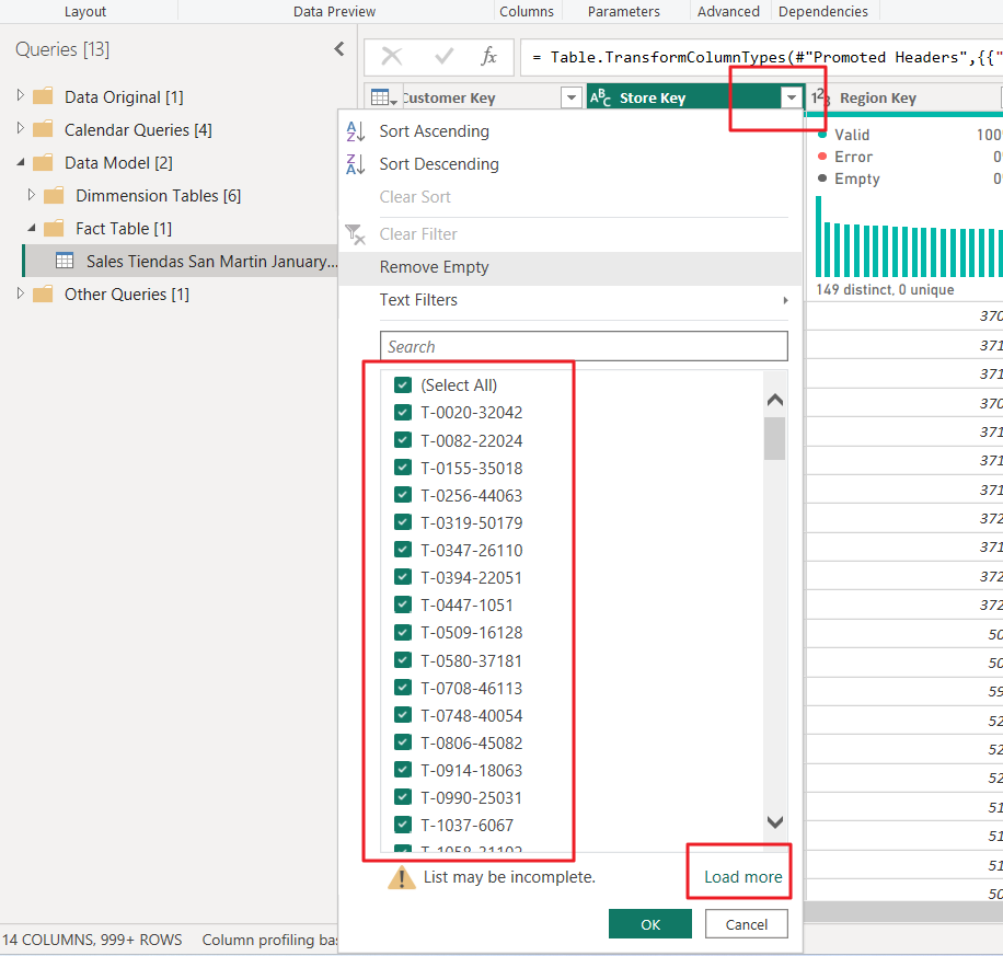 what to do when thare are more than 1000 rows - Microsoft Fabric Community