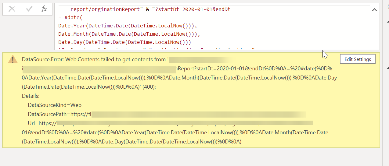 Solved: How to change static date to dynamic date in API ...