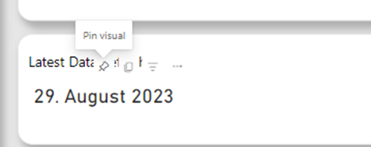 Pin not updating in Dashboard. - Microsoft Fabric Community