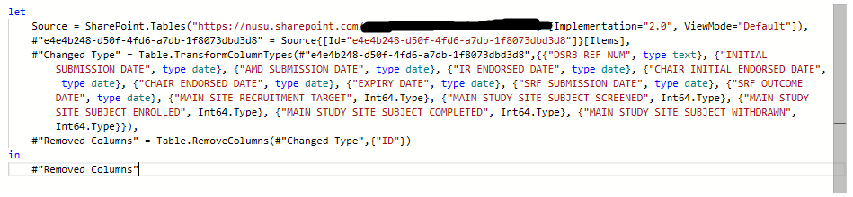 Solved: Unable to delete Sharepoint ID column - Microsoft Fabric Community