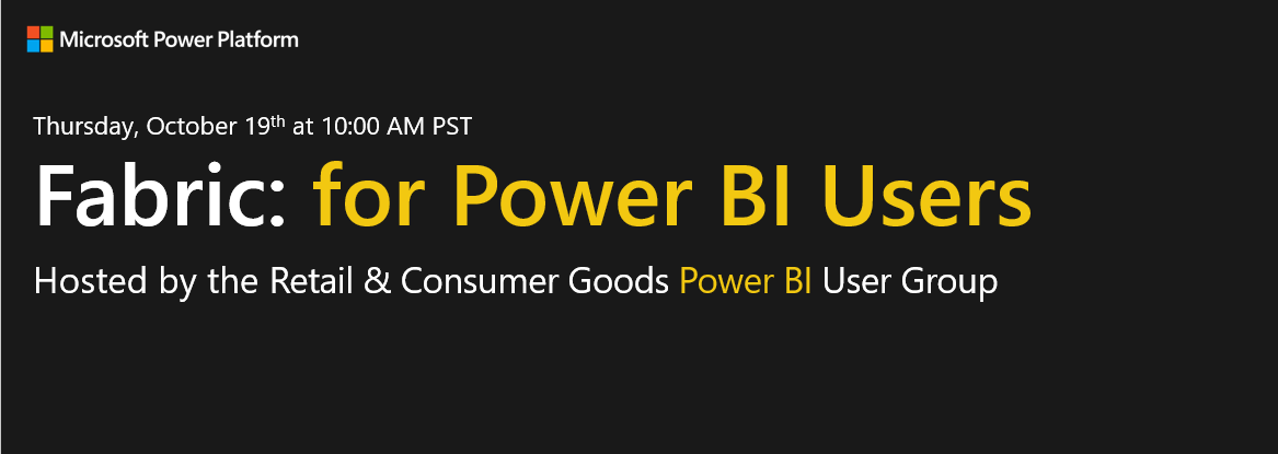 Microsoft Fabric for Power BI Users - Microsoft Fabric Community