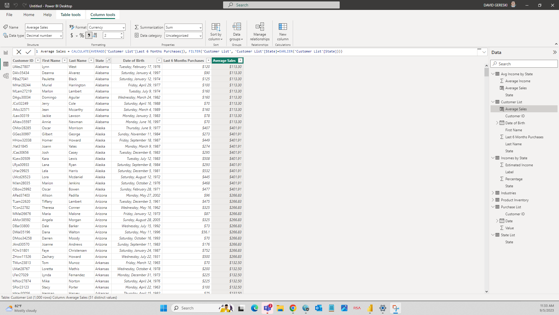 Solved: Average Value Help - Microsoft Fabric Community