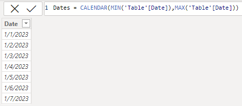 In a table visual using a date field with other me... - Microsoft ...