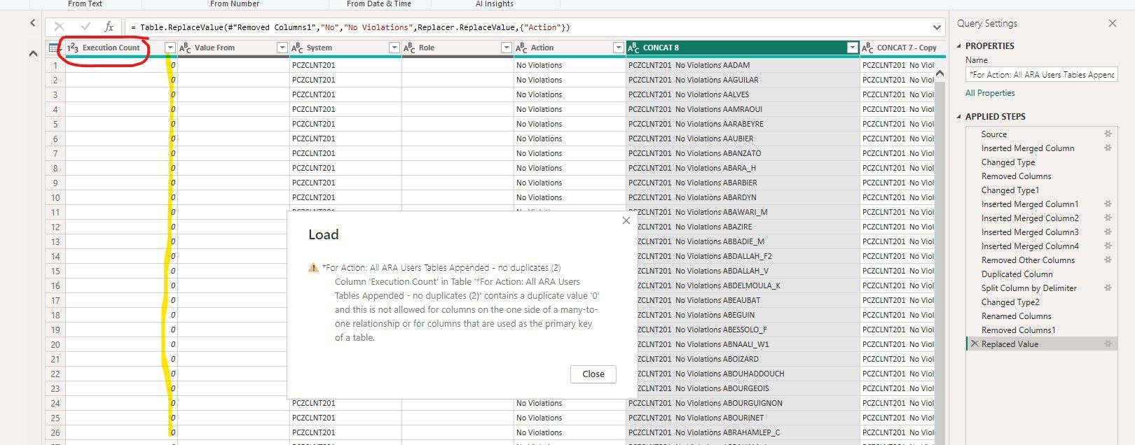 Duplicate value does not allow me to progress with... - Microsoft ...