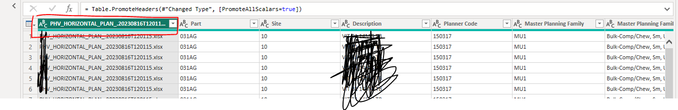 Solved: Using first row as a header issue - Microsoft Fabric Community