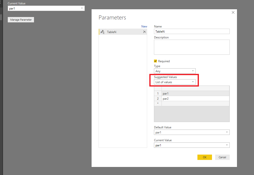 parameter - Microsoft Fabric Community