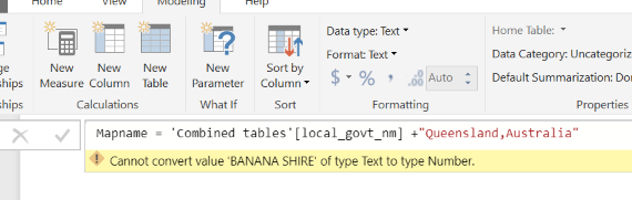 Solved: Issues "adding" text together. - Microsoft Fabric Community
