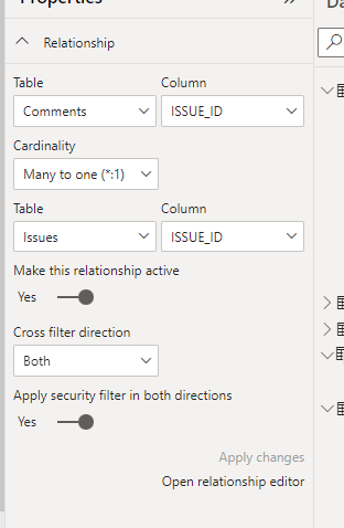 Table filtering one to many relationship - Microsoft Fabric Community