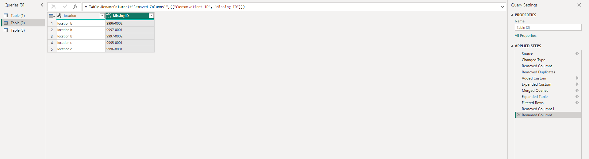 Solved: Check Missing ID - Microsoft Fabric Community