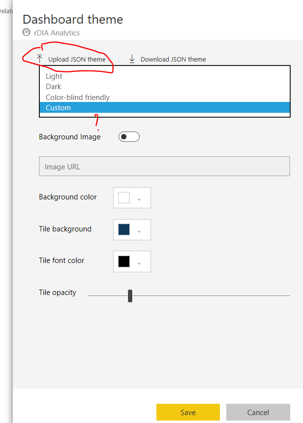 Dashboard json upload.PNG