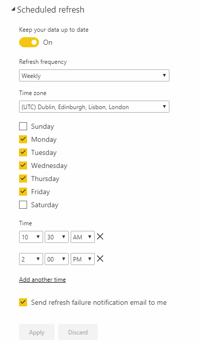 Receive email for Refresh failure - Microsoft Fabric Community