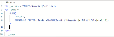 How to use a single filter on a single table with ... - Microsoft ...