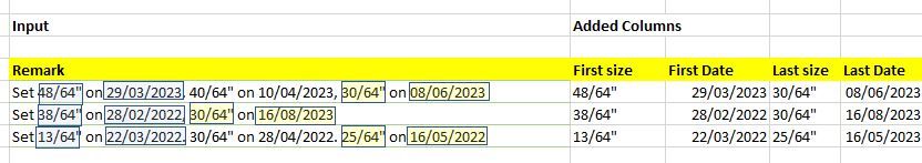 Extract date and specific string from text - Microsoft Fabric Community