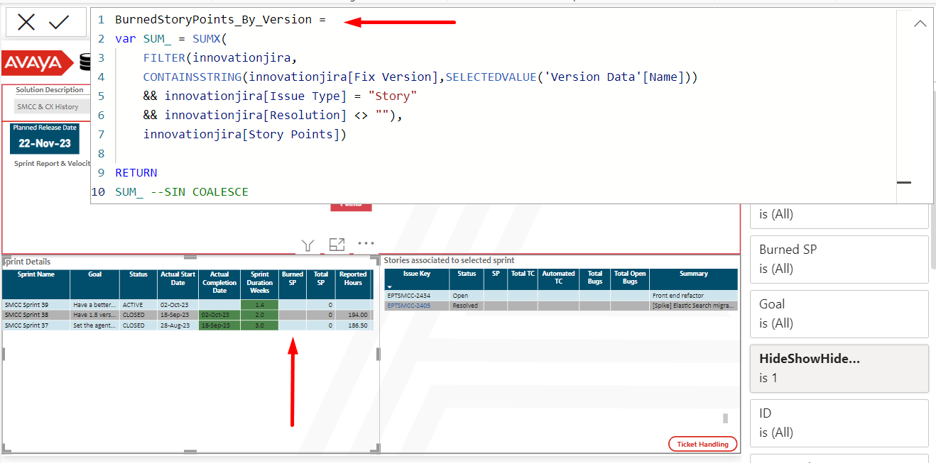 Measure is breaking my table - Microsoft Fabric Community