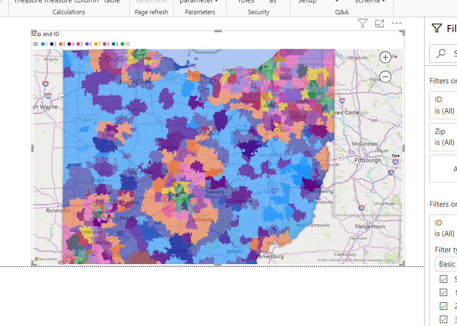 Solved: Zip Code Color by Category - Microsoft Fabric Community
