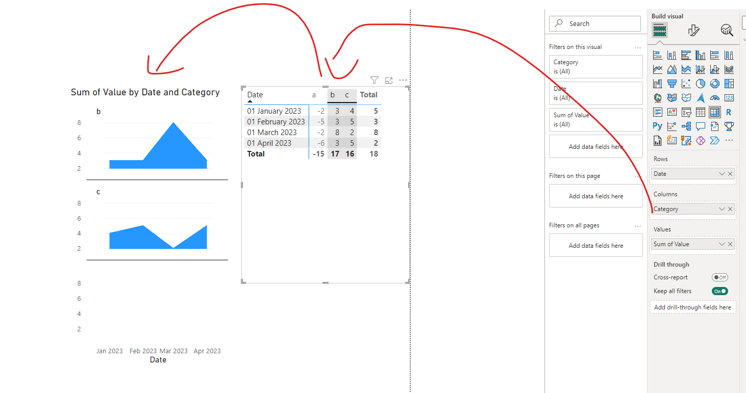 clicking-on-one-column-value-in-matrix-interacts-w-microsoft