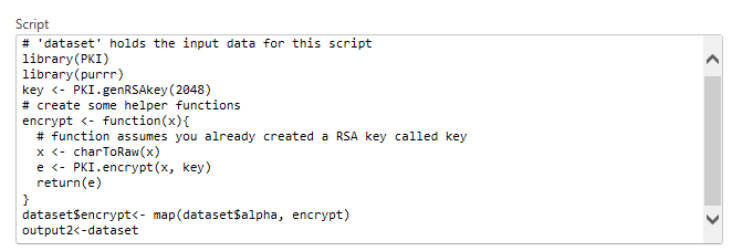 Is it possible to use R Script Encryption method t... - Microsoft ...