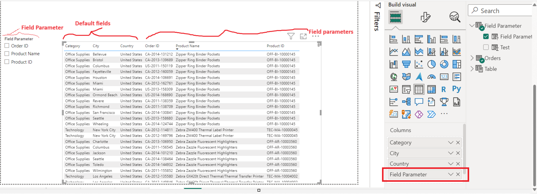 Issue with Field parameter - Microsoft Fabric Community