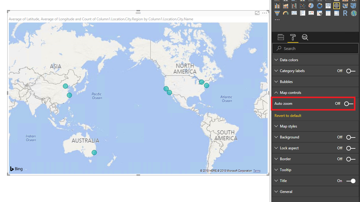 Auto Zoom Issue in Map Visual - Microsoft Fabric Community