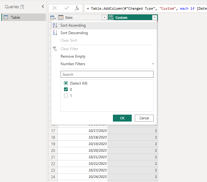 Solved: How to filter out dates in the middle? - Microsoft Fabric Community