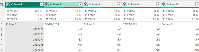 Solved: Replace cell values by values in the same column - Microsoft ...